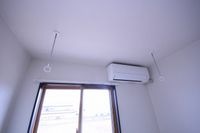 室内物干し エアコンは2台ございます。