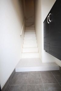 ゆったりとした玄関です