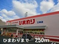 ひまわりまで250m