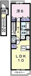 ラ・セレサBの間取図