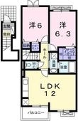 スモールヴィレッジIIの間取図
