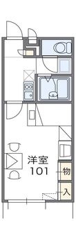 レオパレスCONFORT加古川の間取図