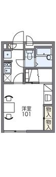 レオパレスSTAY GOLDの間取図