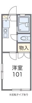 レオパレス222の間取図