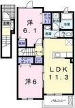 メゾンプラースIIIの間取図