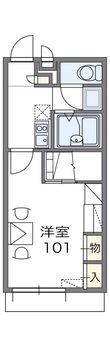レオパレスグレイスの間取図