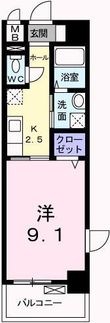 カーサ　イーグレットの間取図