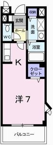 タウニー北条　２の間取図