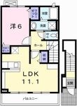 フラン北条の間取図