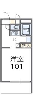 レオパレスPeal Squareの間取図