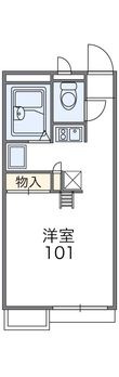 レオパレス1999の間取図