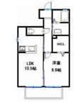 空KUU A棟の間取図