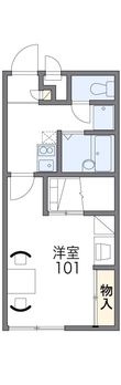 レオパレス六甲北二番館の間取図