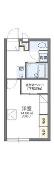 レオパレス六甲北二番館の間取図