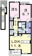 オリーブ赤穂IIの間取図