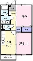 オレンジハイツの間取図