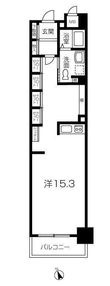 キャッスルコート西新町の間取図