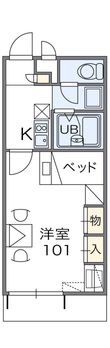 レオパレス翼の間取図