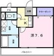 写真:ラフィネ 1階101の間取図