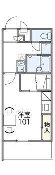 レオパレスｃｒａｎｅIIの間取図