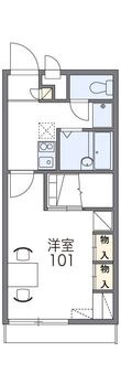 レオパレス赤穂の間取図