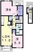 アバンツァート東浜の間取図