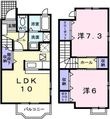 写真：シュラインイースト1階の間取図