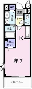 タウニー北条　１の間取図