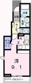 ロマンドの間取図