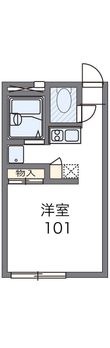 レオパレスＬ’Ａｒｃ　Ｙ’ｓの間取図
