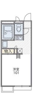 レオパレスグランマの間取図