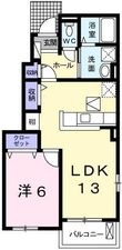 ミルキーウェイBの間取図