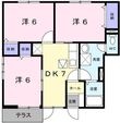 キャメルハウスAの間取図