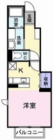 エスターブレAの間取図