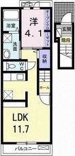 カルムの間取図