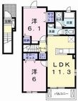 リヴェールコートIIIの間取図
