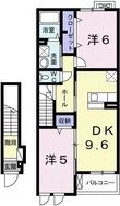 シンビジュウムAの間取図