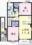 ヴァンベール城西Iの間取図