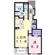 写真:さざんか 1階102の間取図