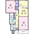 サンヒルズAの間取図
