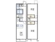 レオパレスセラフIの間取図