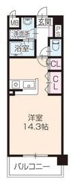 OA FLAT西延末の間取図
