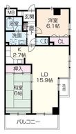 宮西パレス・壱号館の間取図