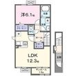 メゾン12朝来の間取図