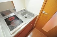 2口コンロでお料理の幅も広がります。