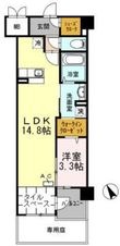 COCO MARINIの間取図