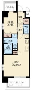 大阪市淀川区加島3丁目の間取図