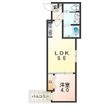 写真:H-maison住吉Ⅱ 2階207の間取図