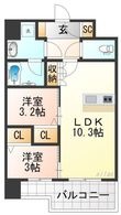 スプランディッド弁天町WESTの間取図