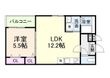 大阪市東淀川区大桐２丁目の間取図